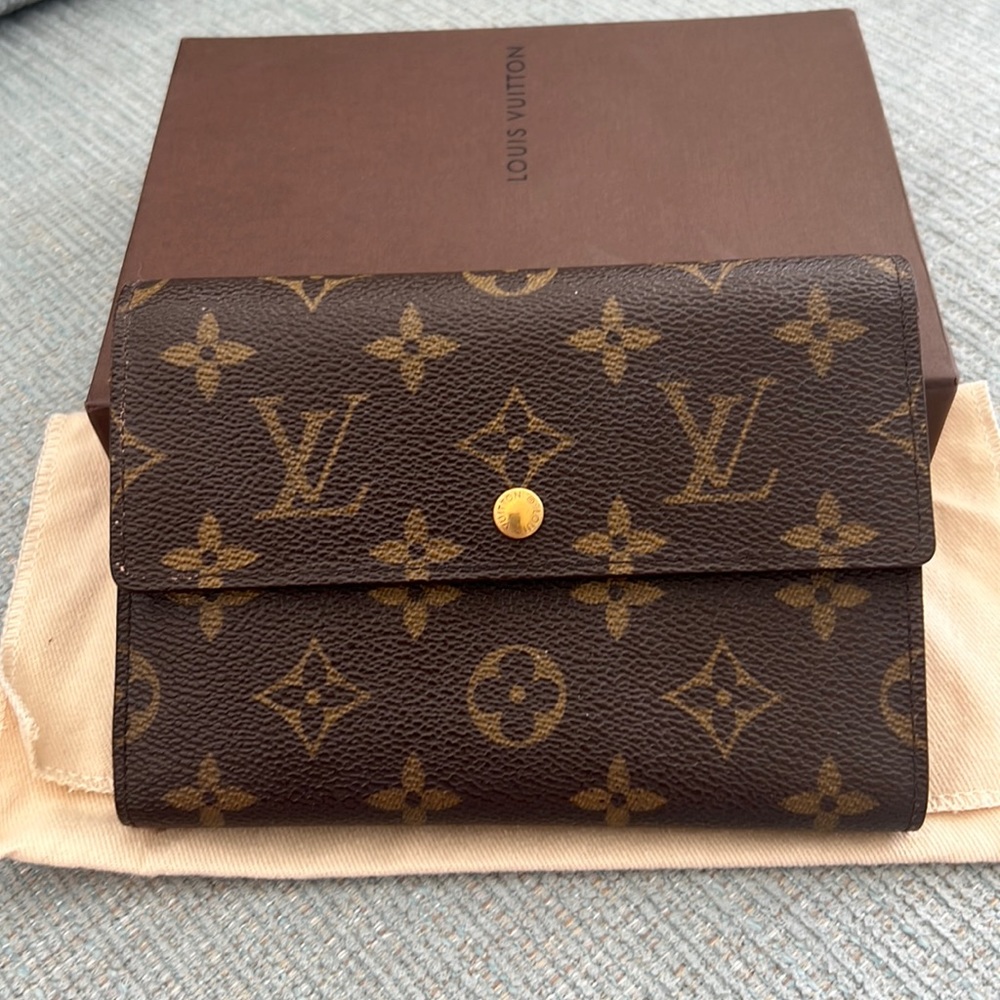 Louis Vuitton Classic Brown Monogram Wallet